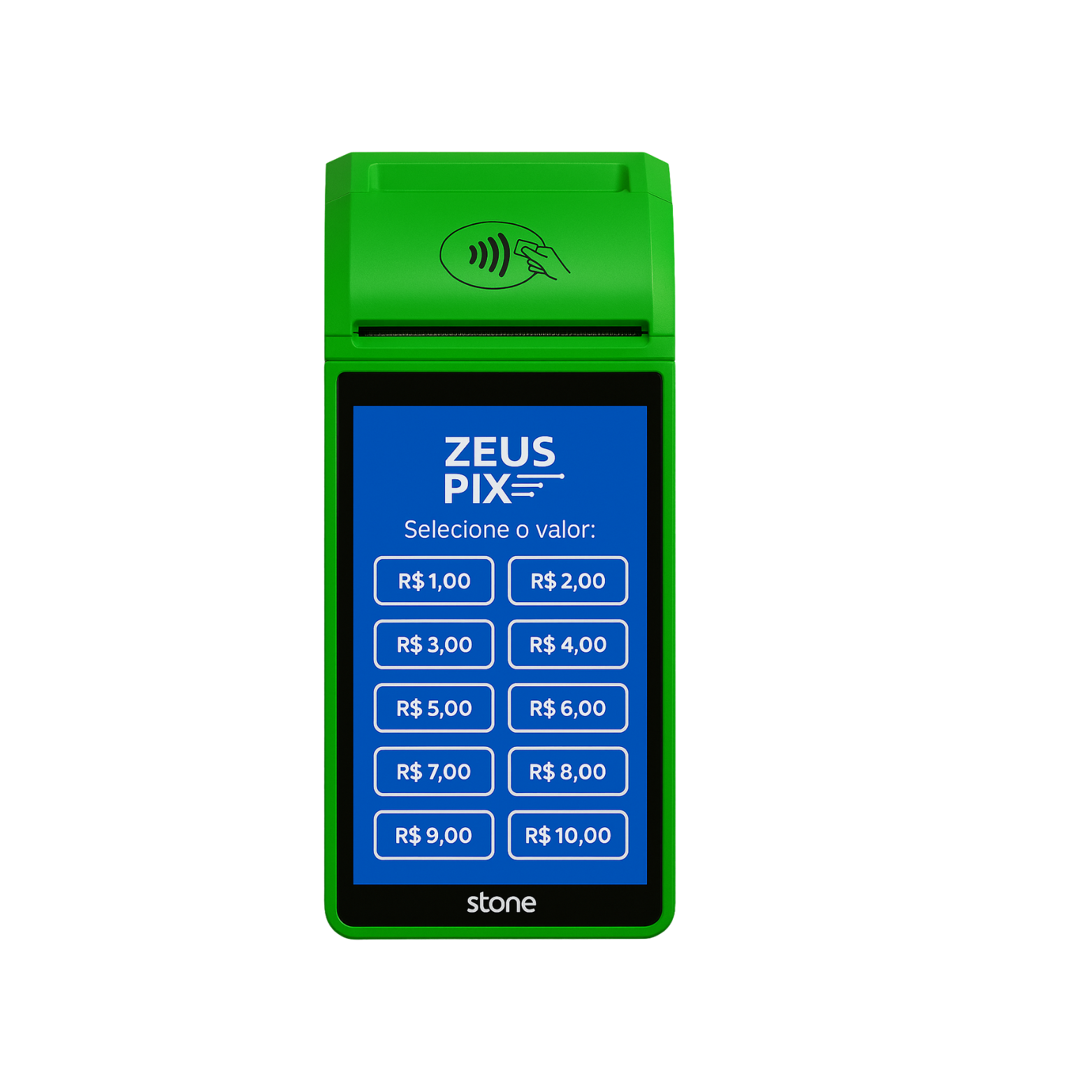 P2 Stone com Zeus Pix